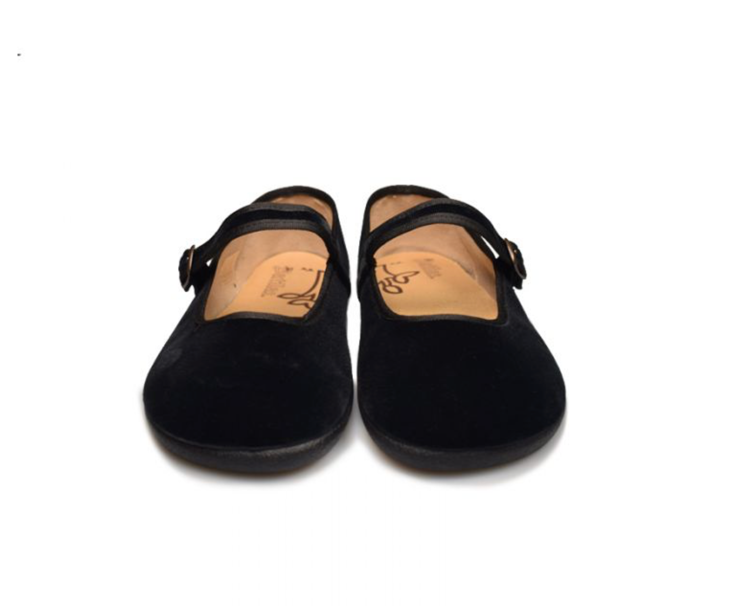 MERCEDITAS BAREFOOT BATILAS VELTET NEGRO