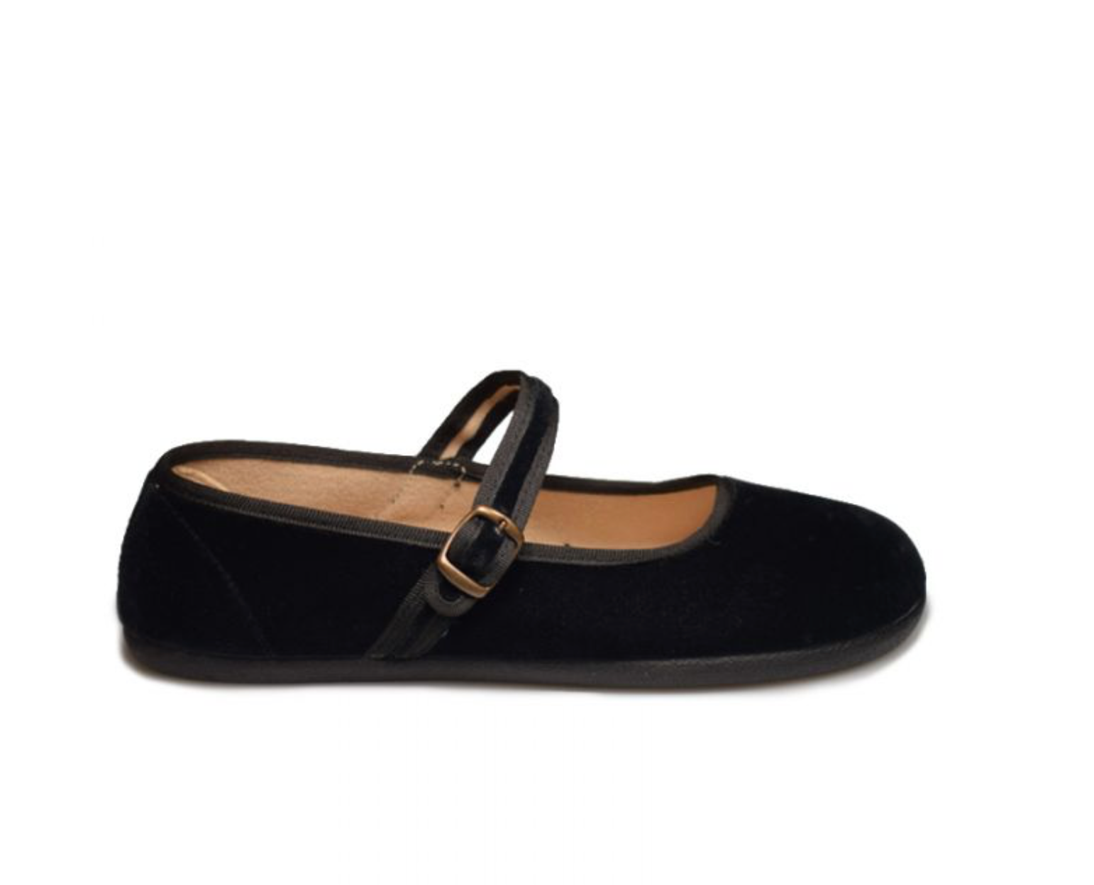 MERCEDITAS BAREFOOT BATILAS VELTET NEGRO