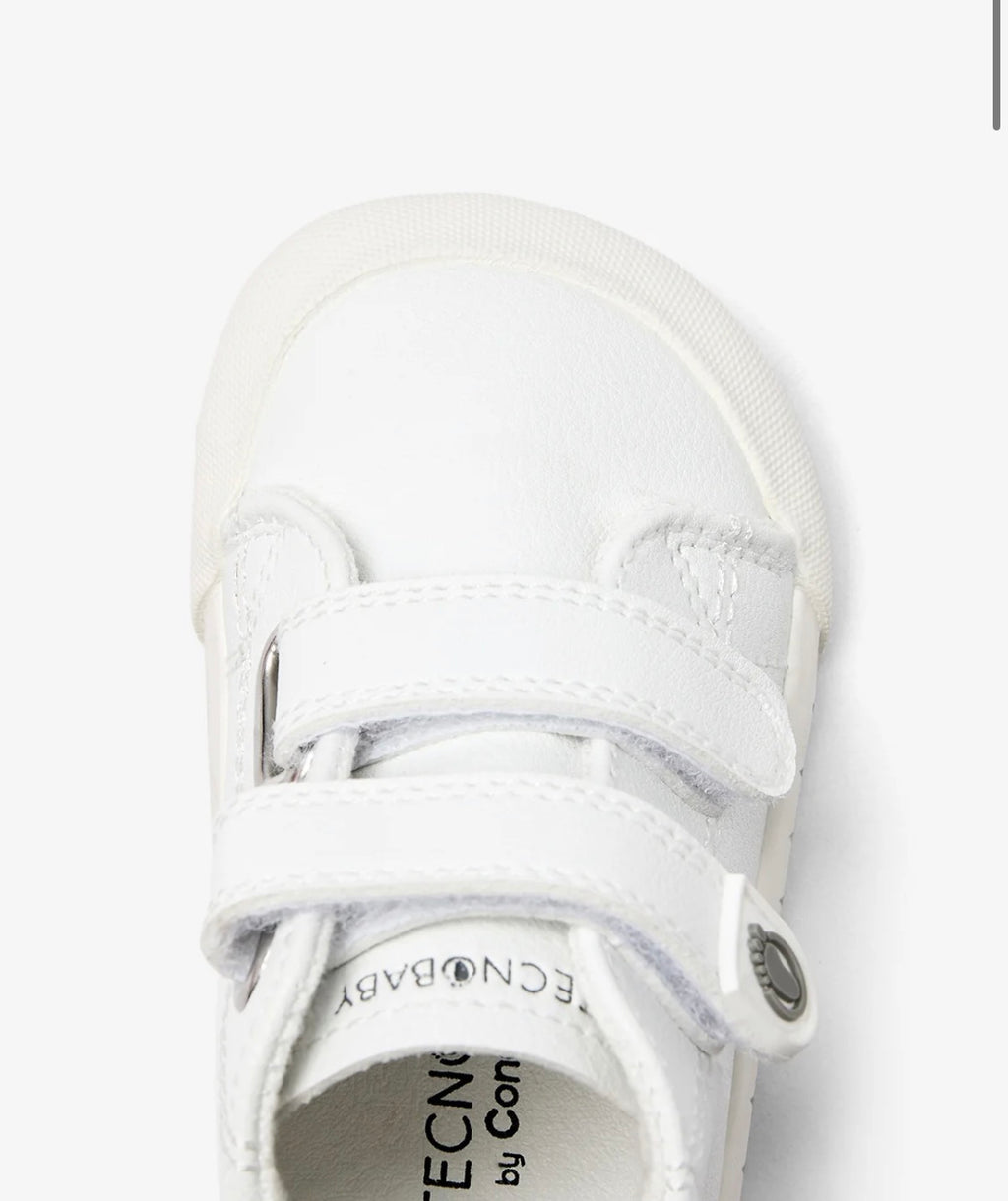 ZAPATILLAS ALTAS BAREFOOT BLANCO TECNOBABY BY CONGUITOS
