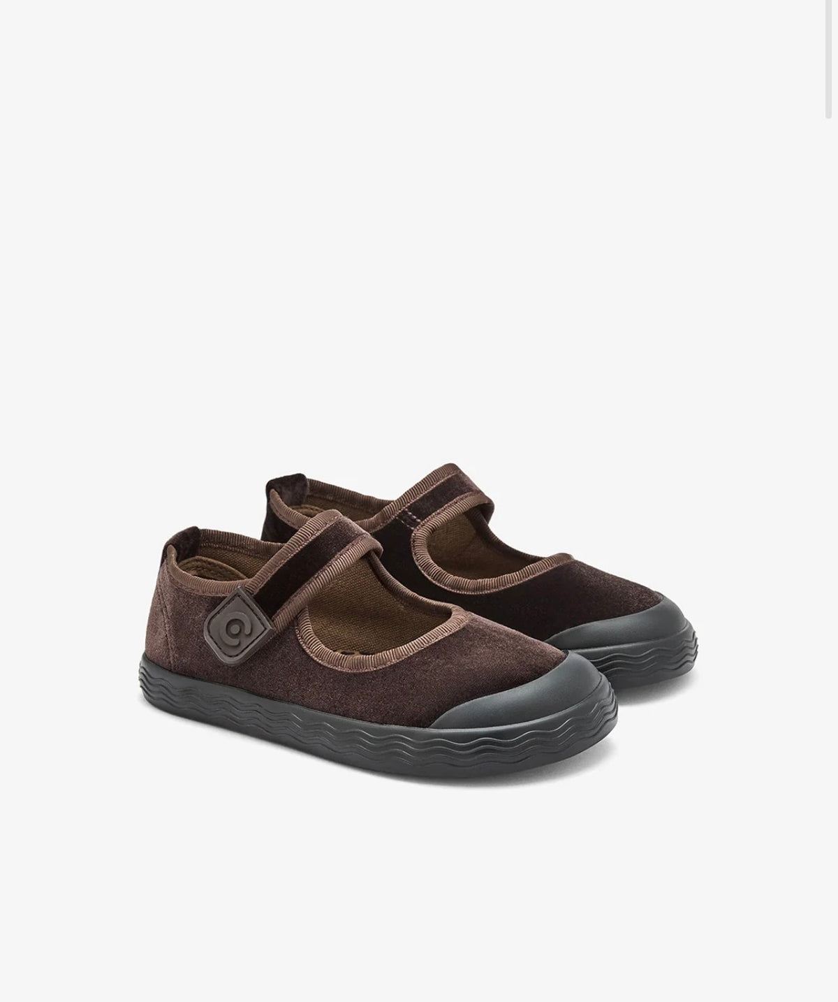 MERCEDITA BAREFOOT TERCIOPELO MARRÓN CONGUITOS