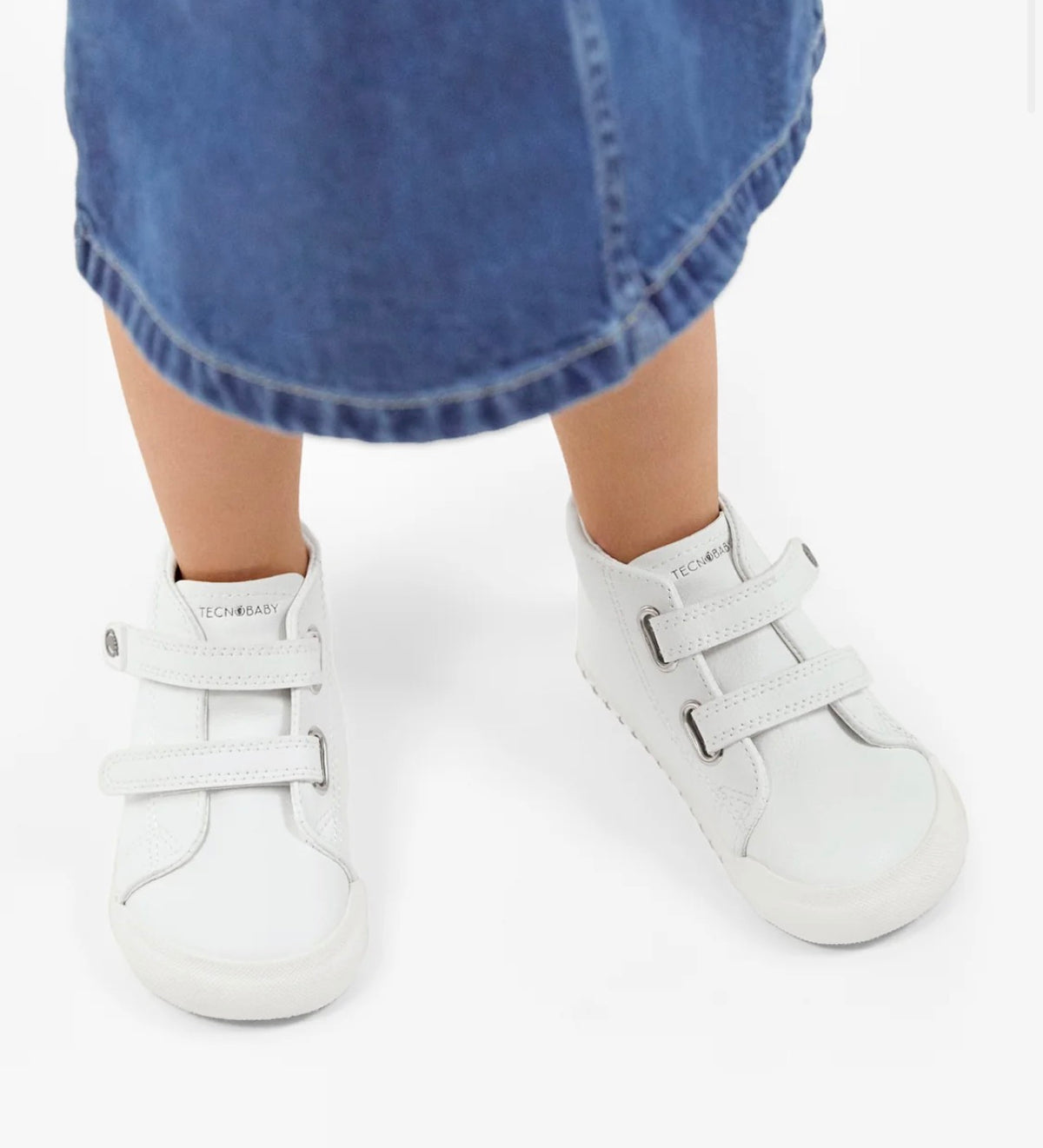 ZAPATILLAS ALTAS BAREFOOT BLANCO TECNOBABY BY CONGUITOS