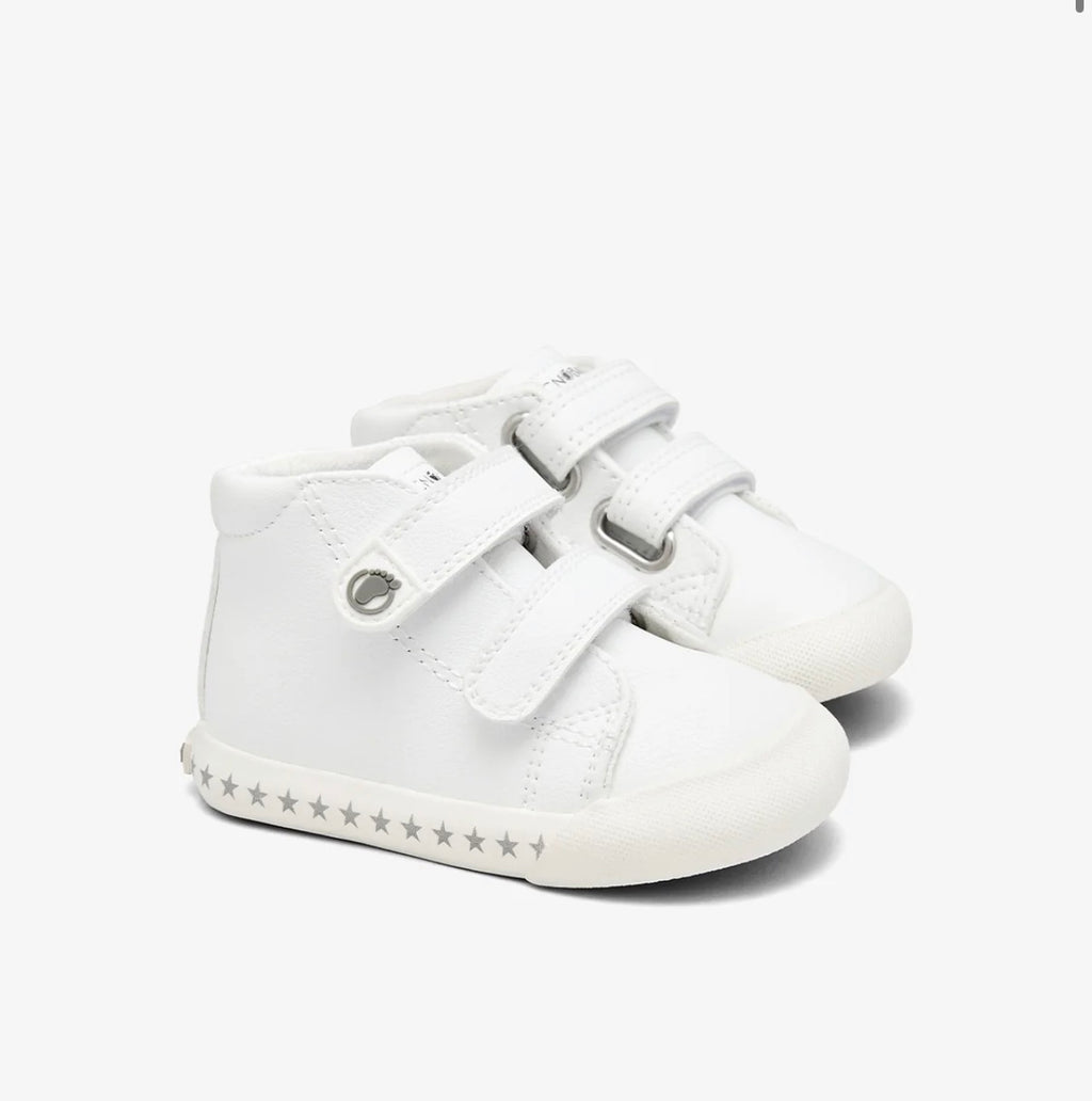 ZAPATILLAS ALTAS BAREFOOT BLANCO TECNOBABY BY CONGUITOS