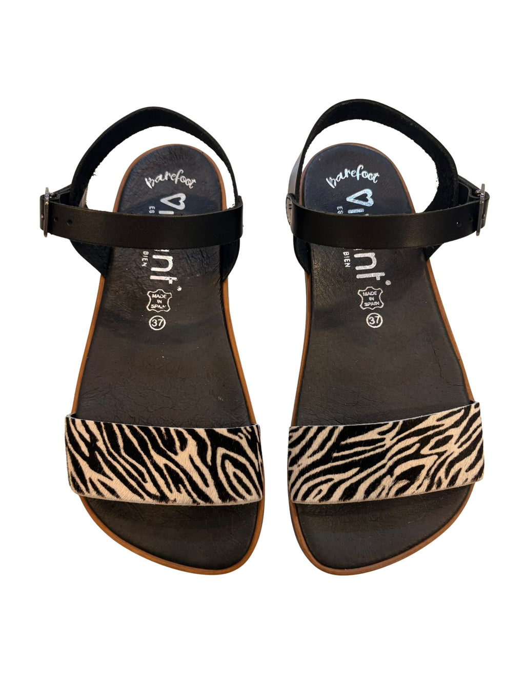 SANDALIAS BAREFOOT VIVANT ARCILLA CEBRA