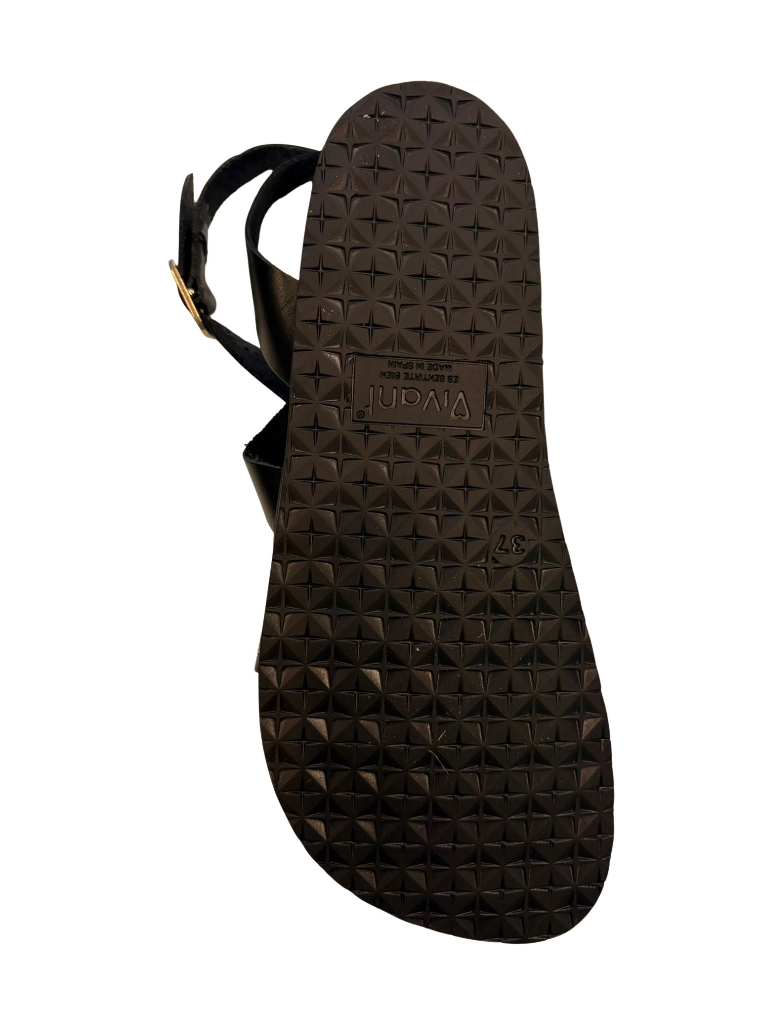 SANDALIAS VIVANT CAIRO VAQUETA NEGRO