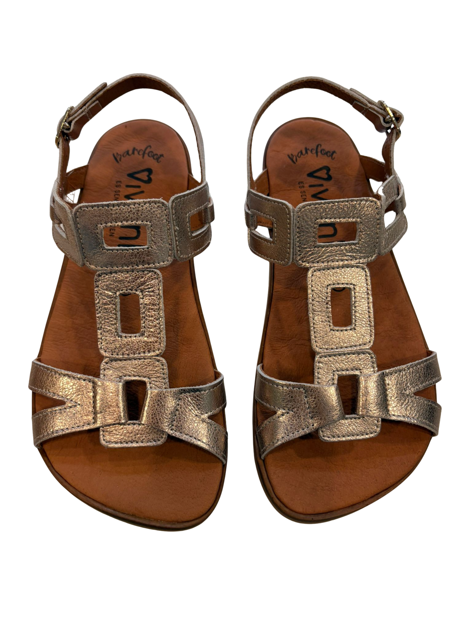 SANDALIAS VIVANT PLATINO