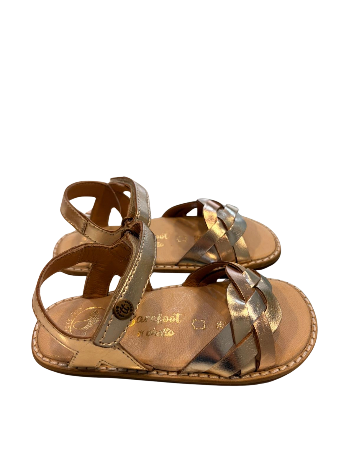 SANDALIAS DORADAS CHETTO