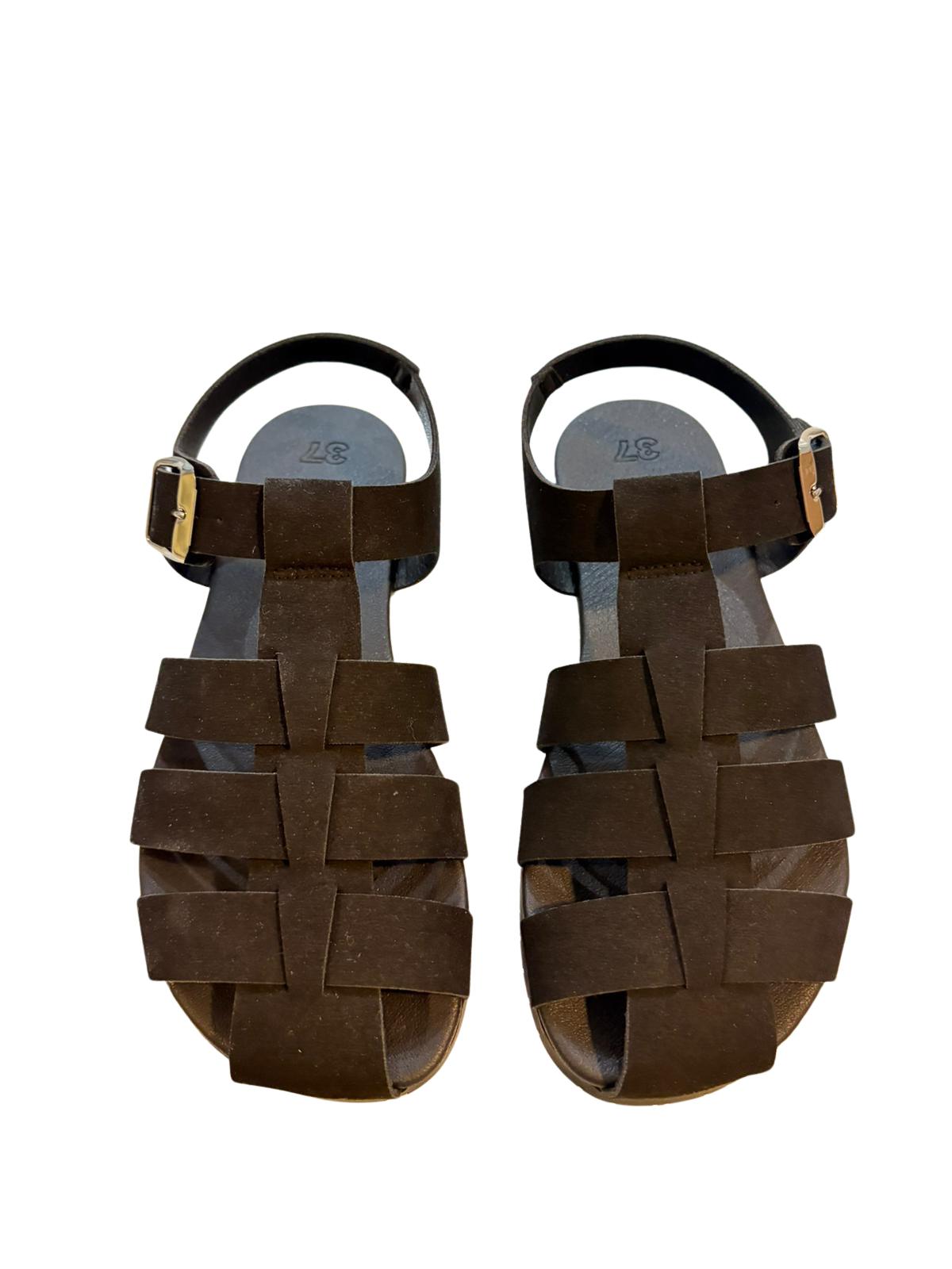 SANDALIA COQUEFLEX SUEDE NEGRA